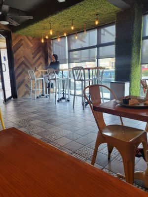 Inside at El Local Wellness Bar in Tijuana