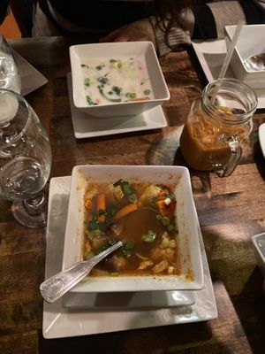 Soups  at BuaLoy in Devon