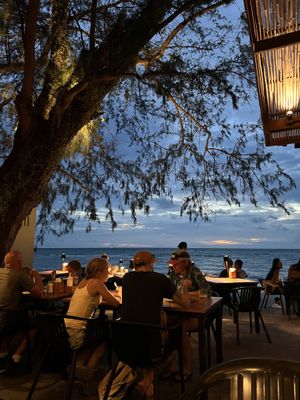 view terrace  at Charcoal Bay Wine & Grill in Koh Tao