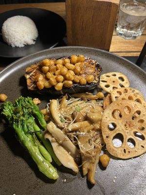 miso glazed eggplant  at Charcoal Bay Wine & Grill in Koh Tao