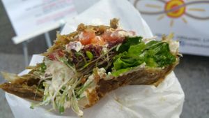 Cashew hummus sandwich.  at Vitality Bistro in Mount Dora