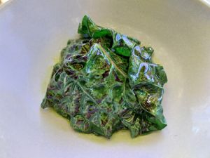 Broccoli wakame at Vasse Felix in Wilyabrup