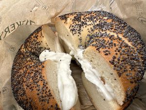 poppy seed / tofu  at Zucker's Bagels & Smoked Fish in New York City