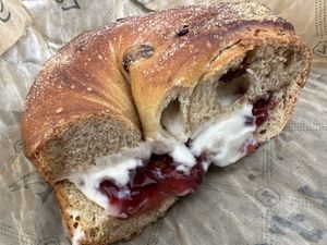 bagel  at Zucker's Bagels & Smoked Fish in New York City