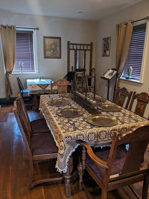 Dinning room at The Epochary Inn in Ambridge