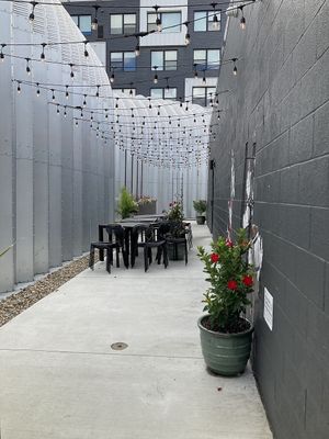 Patio space  at Amba in Cleveland