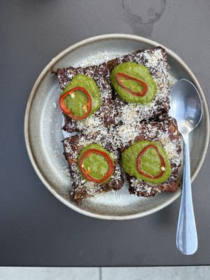 Roasted eggplant   at Amba in Cleveland