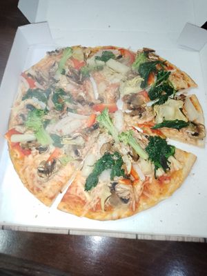 Pizza Vegana at Pizzeria Pisa in Waltrop