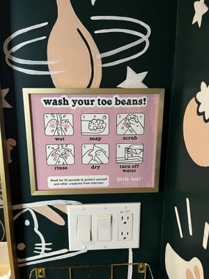 I LOVE cute bathrooms   at Little Loaf Bakeshop in New Paltz