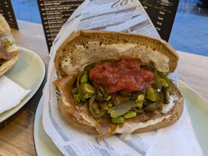 Scharfe Variante at Crunchy Kebab in Kassel