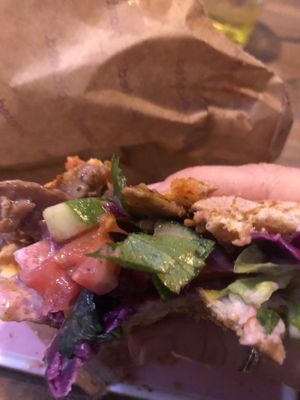 Döner close up   at doen doen® kebap in Stuttgart