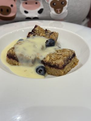 Apple and Blackcurrent Crumblejack  at Heavenly Desserts in York