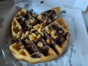 Waffle - not nice at Heavenly Desserts in York