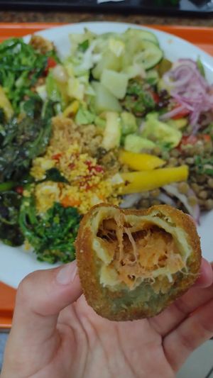 Bolinho de jaca incrível! at Kulturas in Florianopolis