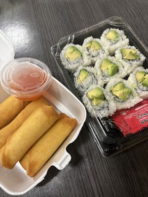 Some of the best sushi I’ve EVER had in BCo.  at Fairgrounds Farmers Market in Reading