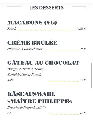 Karte   at Brasserie Colette in Konstanz