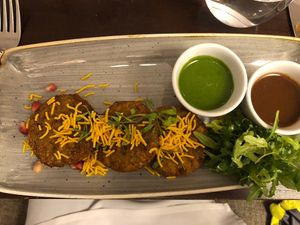 Soft potato thingys (starter)  at Haveli in Newcastle Upon Tyne