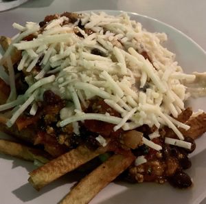 Chili cheese fries   at The Fed in Kirkland Lake