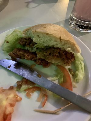 Beyond burger   at The Fed in Kirkland Lake