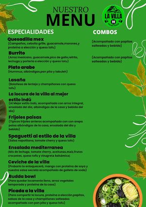 Prestamos el mejor servicio  #Veganuary at La Villa 99 in Bogota