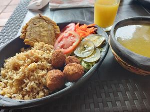 Menu of the day at La Villa 99 in Bogota