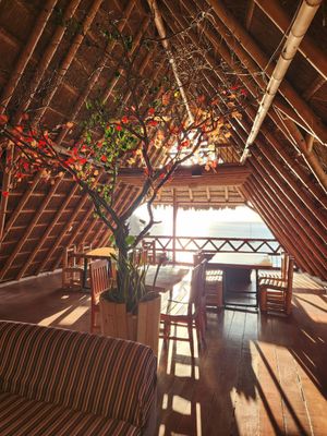 Sunset view at Babaganoush in Santa Marta