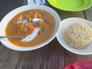 Massaman curry  at Madame K's Vegetarian in Fitzroy