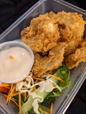 Crispy prawns at Madame K's Vegetarian in Fitzroy