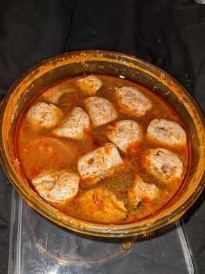 Tom Yum soup at Madame K's Vegetarian in Fitzroy