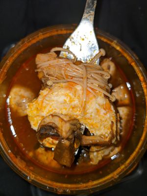 Tom Yum soup at Madame K's Vegetarian in Fitzroy