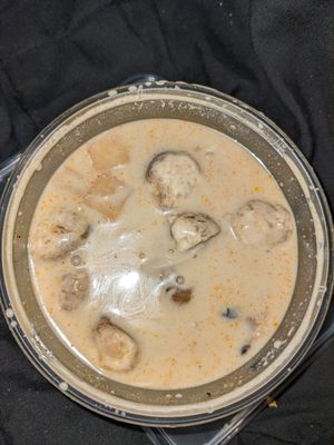 Tom Kha soup at Madame K's Vegetarian in Fitzroy