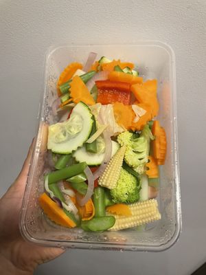 Steamed veg  at Madame K's Vegetarian in Fitzroy