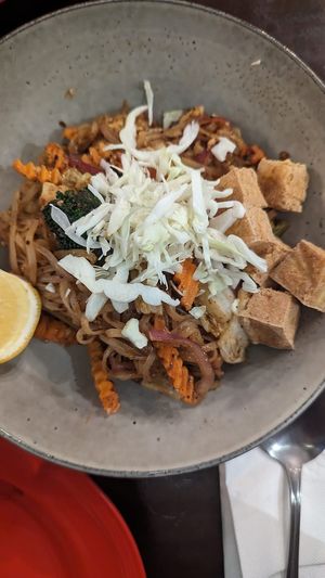 Pad thai at Madame K's Vegetarian in Fitzroy