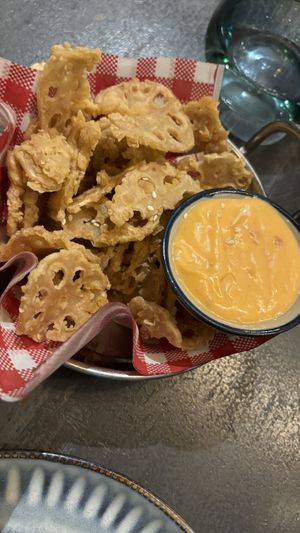 Lotus chips  at Madame K's Vegetarian in Fitzroy