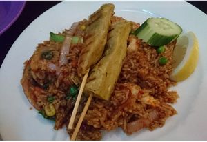 Indonesian Fried Rice at Madame K's Vegetarian in Fitzroy