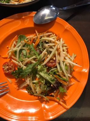 Papaya salad at Madame K's Vegetarian in Fitzroy