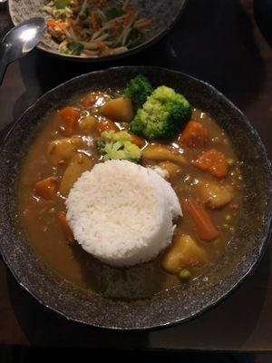 Japanese curry at Madame K's Vegetarian in Fitzroy