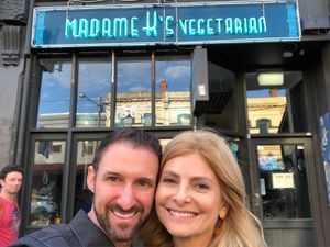 All vegan at Madame K's Vegetarian in Fitzroy