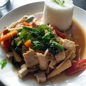 Yum at Madame K's Vegetarian in Fitzroy