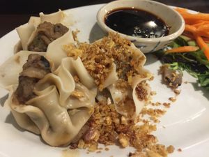 Dumplings  at Madame K's Vegetarian in Fitzroy