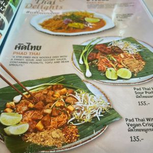pad-thai selection  on menu at Kem-Kon - Khon Kaen (เข้ม-ข้น ขอนแก่น) in Khon Kaen