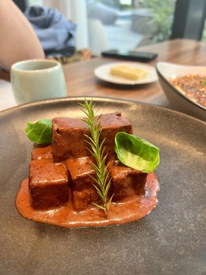 The restaurant’s specialty   at Gomanda Fusion Vegetable Cuisine 咕曼嗒·融合蔬食料理 in Xiamen