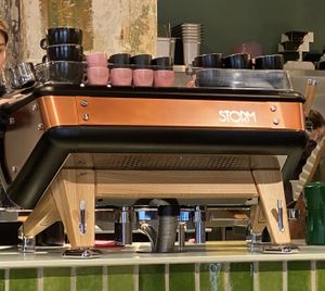 Kaffeemaschine  at Doppio Dolce Vita in Konstanz