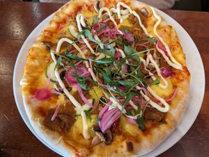 Pizza Vegana at Rosso in Rovaniemi