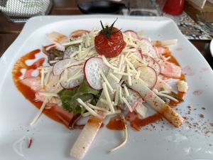 Spargel-Mikado  at Ollis Restaurant in Herne