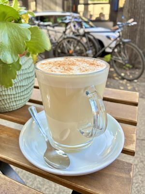 Pumpkin-Spice-Latte  at Café Kollwitz  in Leipzig