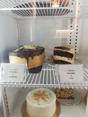 Vegan cakes at We The North Specialty Coffee in Tenerife