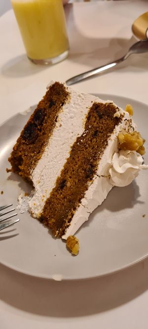Vegan carrot cake at We The North Specialty Coffee in Tenerife