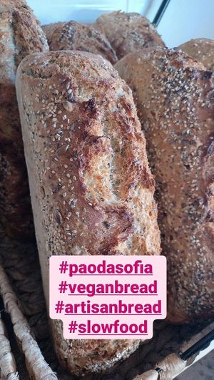 Vegan bread😍 at A Padaria in Aljezur