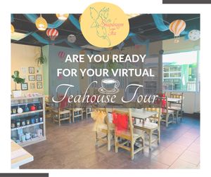 Want to see the space before you arrive?  Check out our virtual tour!

https://viewer.threshold360.com/?thresholdId=8491457-1295542235&preset=share
 at Snapdragon Tea in Albuquerque